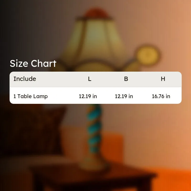 Elara Oria Wooden Table Lamp - OffWhite media 9