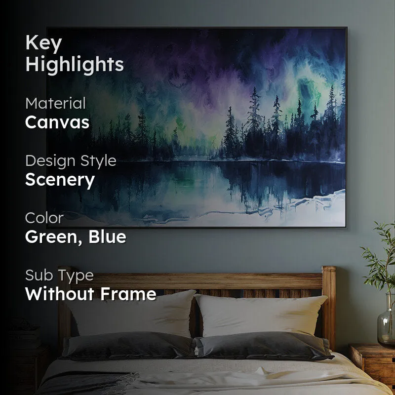 Magical Aurora Wall Painting media 2