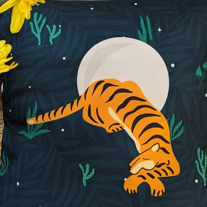 Celestial Tiger & Moon Cushion Covers media 3