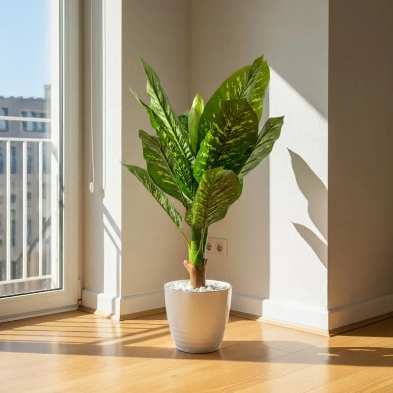 AarviDecor Modern Green PVC Artificial Plants media 5