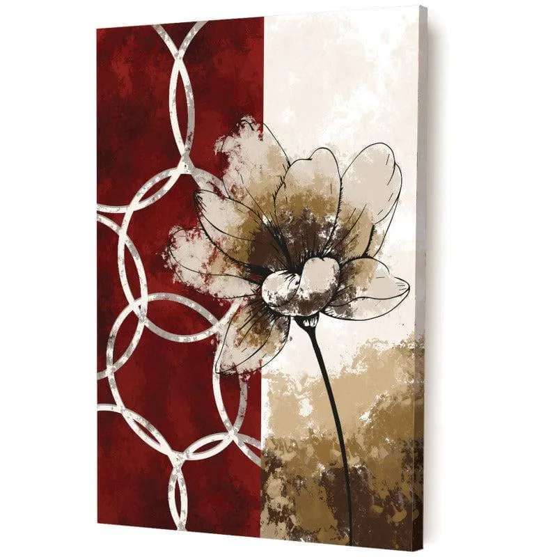 Bloom Loop Canvas Wall Painting media 5