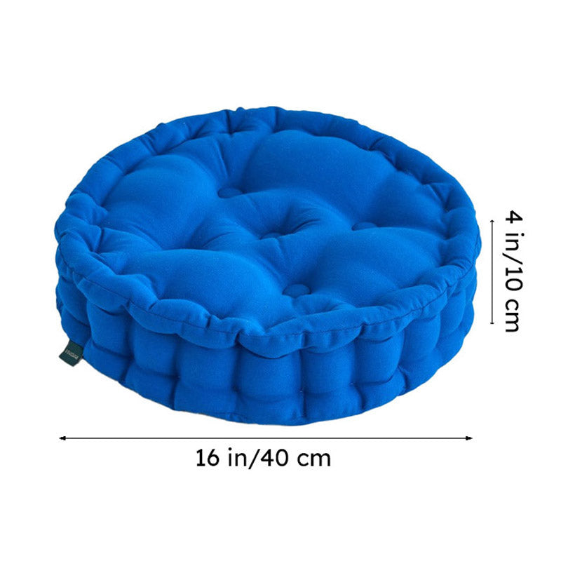 Aidan Floor Cushion (Classic Blue) - Set Of Three media 5