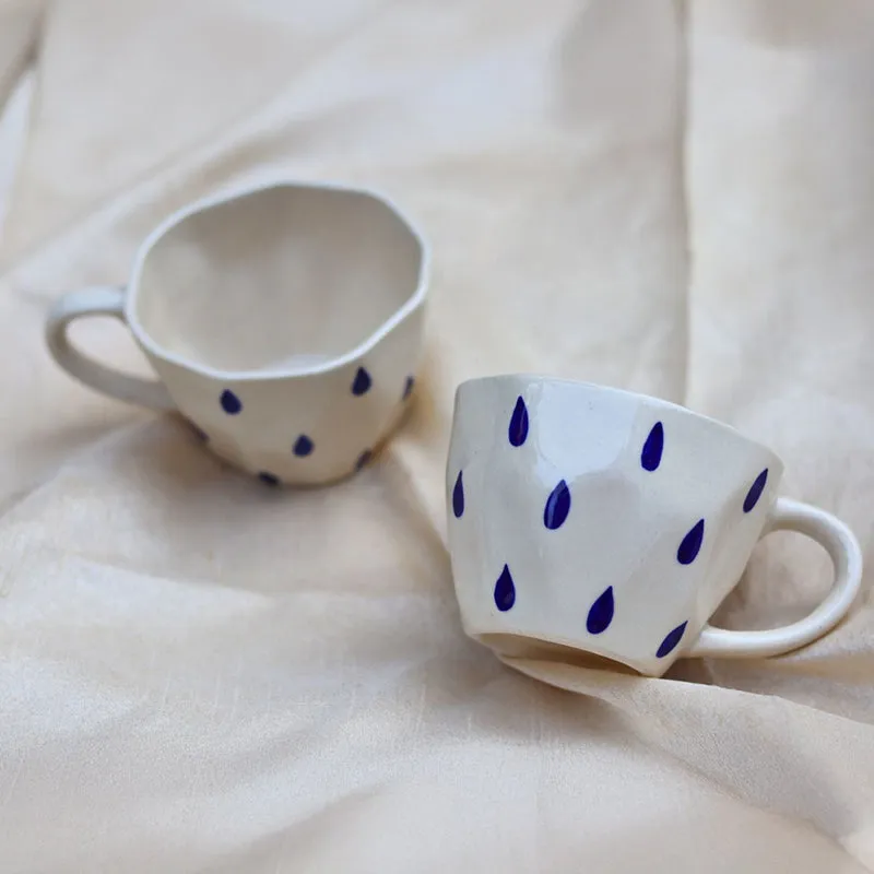 Raindrops Ceramic Tea Cup (230 mL) media 4