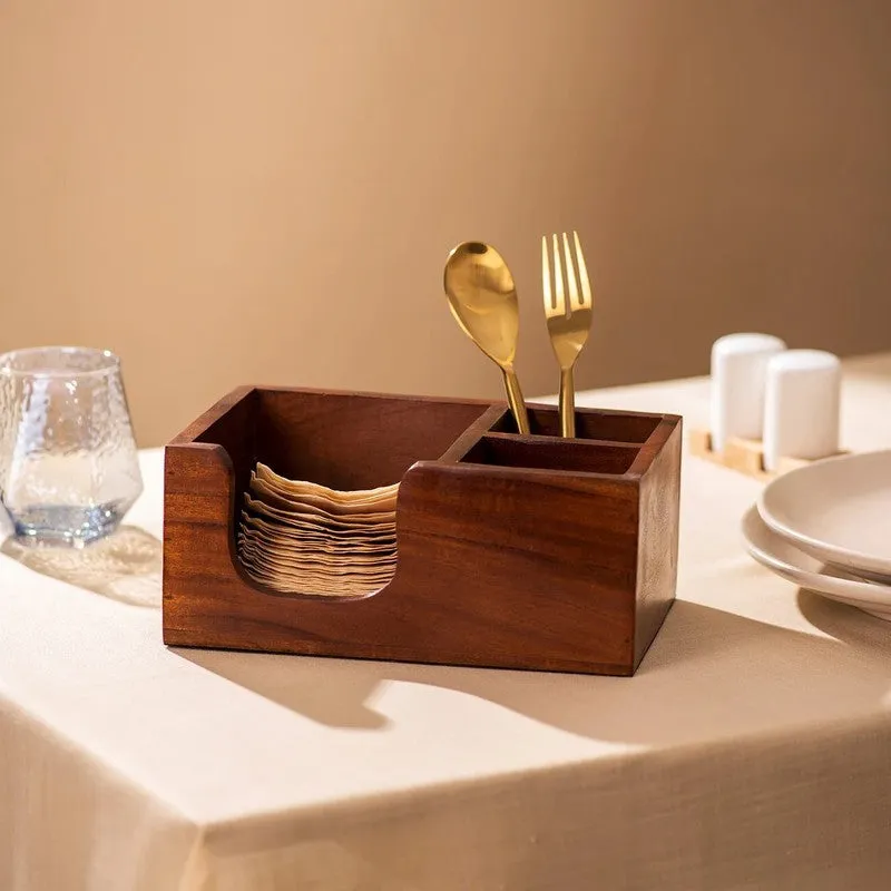 DineEase MDF Cutlery Stand media 1