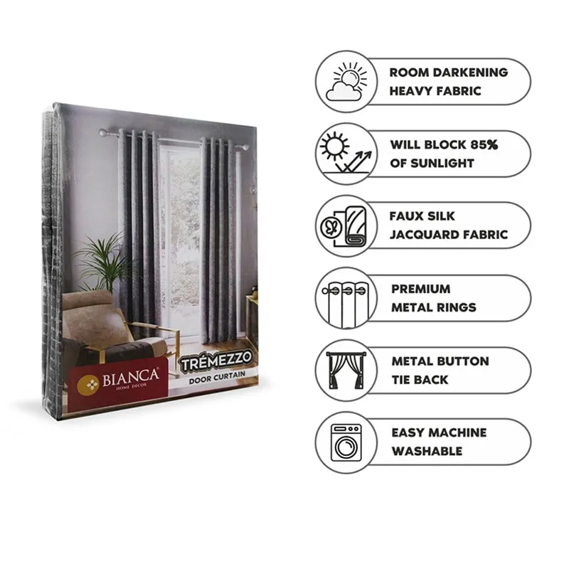 Wyatt Jacquard Blackout Curtain media 7