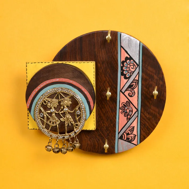 Madhubani Mitha Handcrafted Key Holder media 1