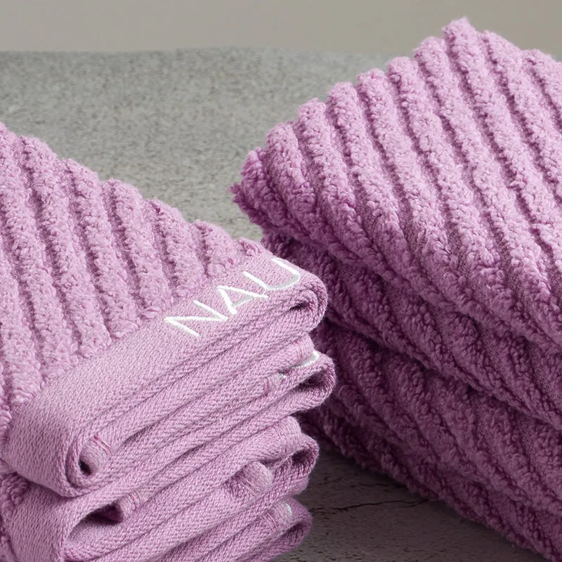 Nautica Riviera Soft Cotton Face Towel (Lilac) - Set Of Eight media 5