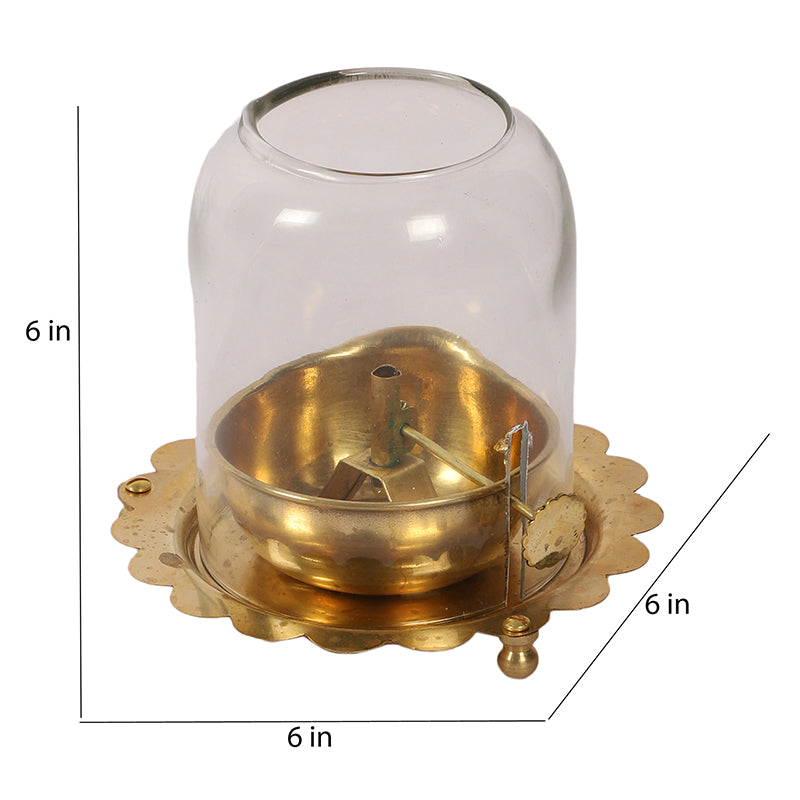 Isabelle Brass Candle Holder media 8