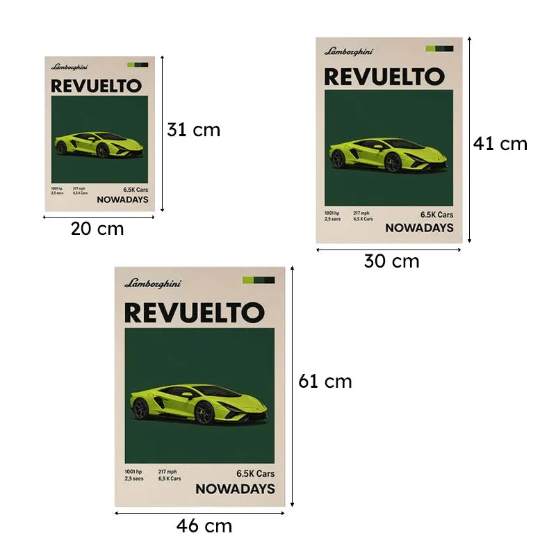 Lamborghini Revuelto Wall Poster media 9