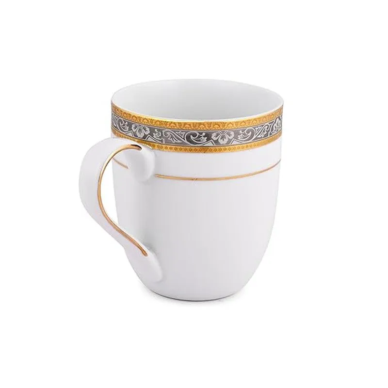 Comfort Sip Porcelain Coffee Mug (300 mL Each) - Set Of Two media 4
