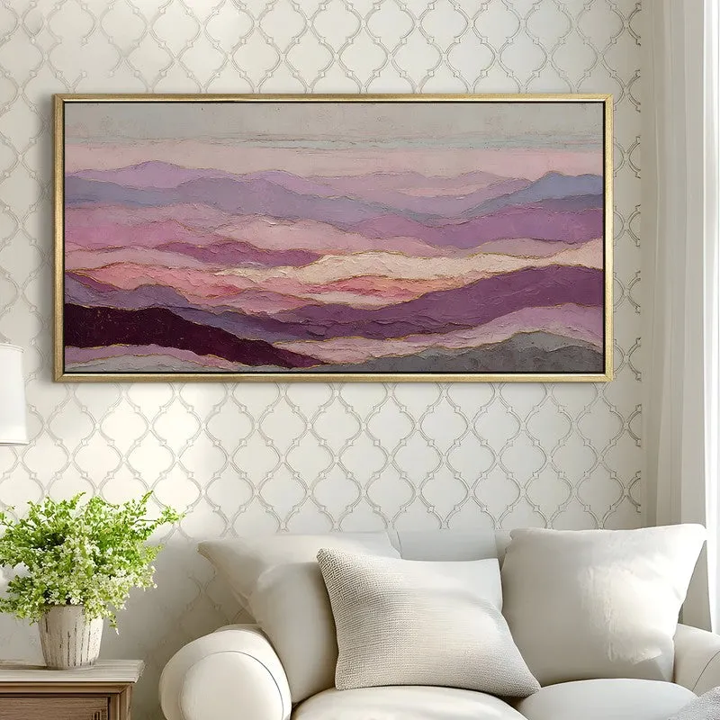 Purple Horizon Canvas Wall Art media 4