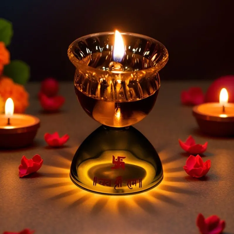 BrightBliss Modern Pooja Diya media 3