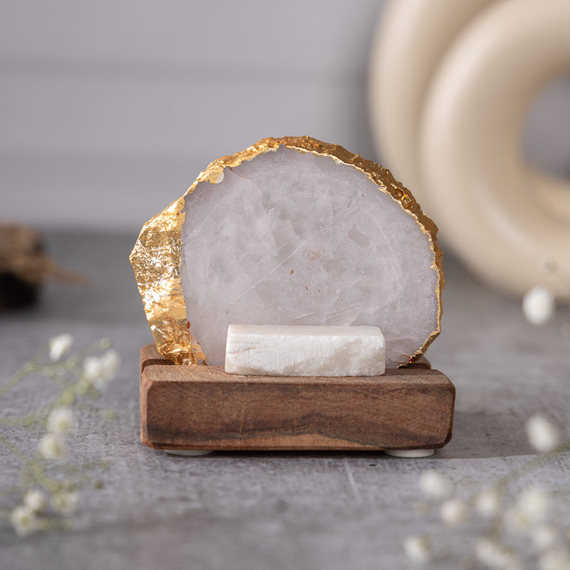 Life Tree Tea Light Holder - White media 4