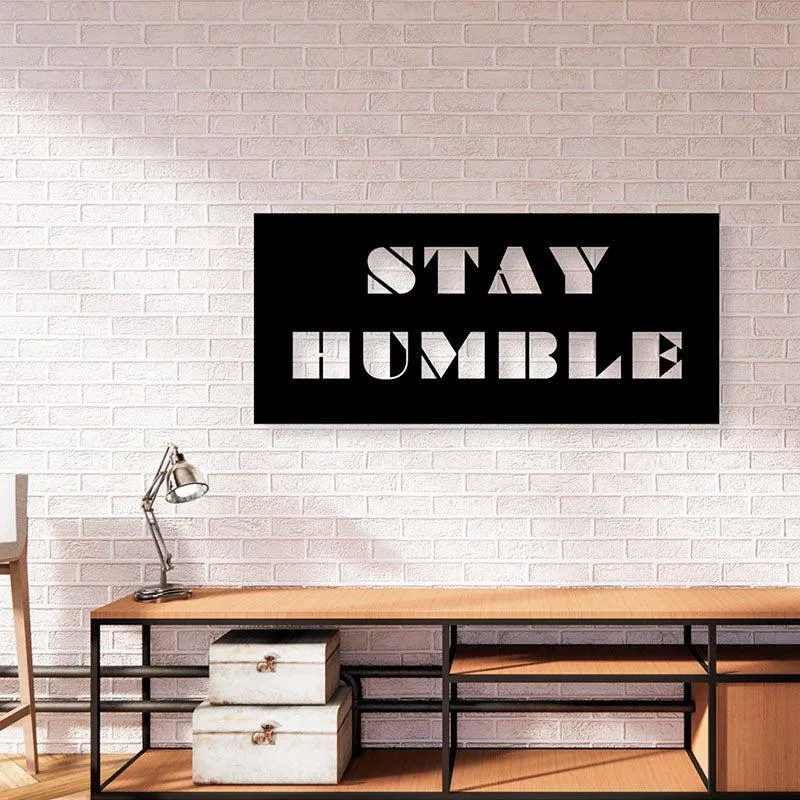 Stay Humble Iron Wall Accent media 1