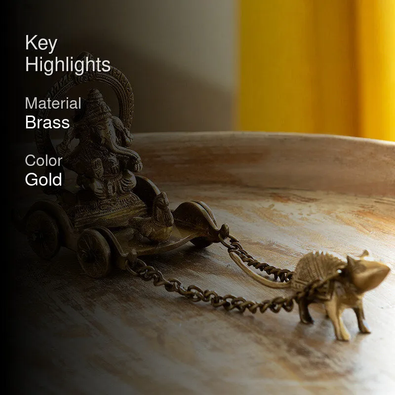 Mooshikavahana Brass Idol media 2
