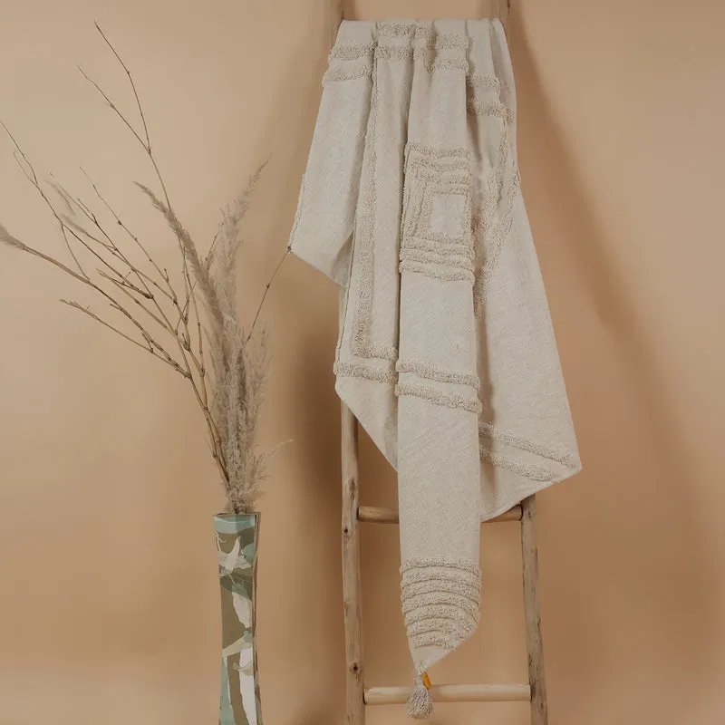 Dune Knot Cotton Throw media 1