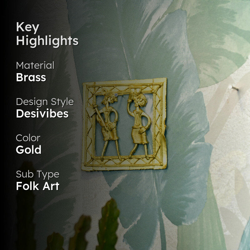 Makka Folk Brass Wall Accent media 2