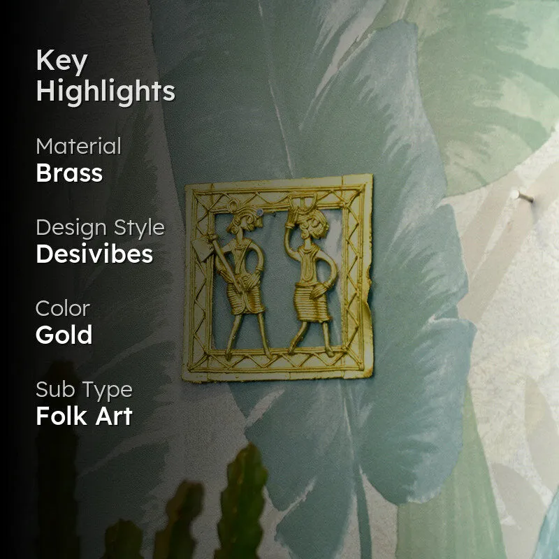 Makka Folk Brass Wall Accent media 2