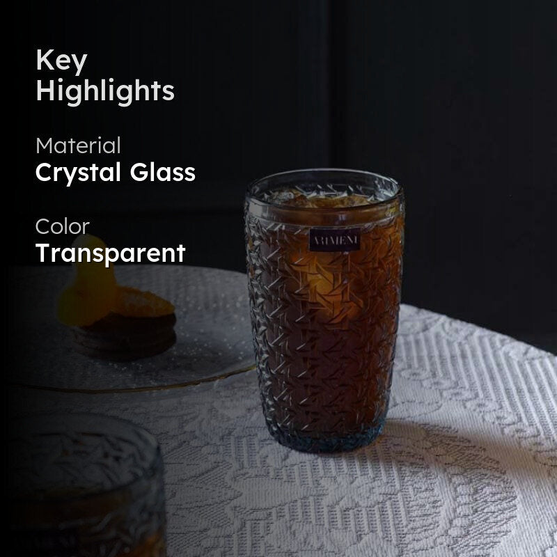 Elixir Tall Glass (Grey) (390 ml ) - Set Of Four media 2