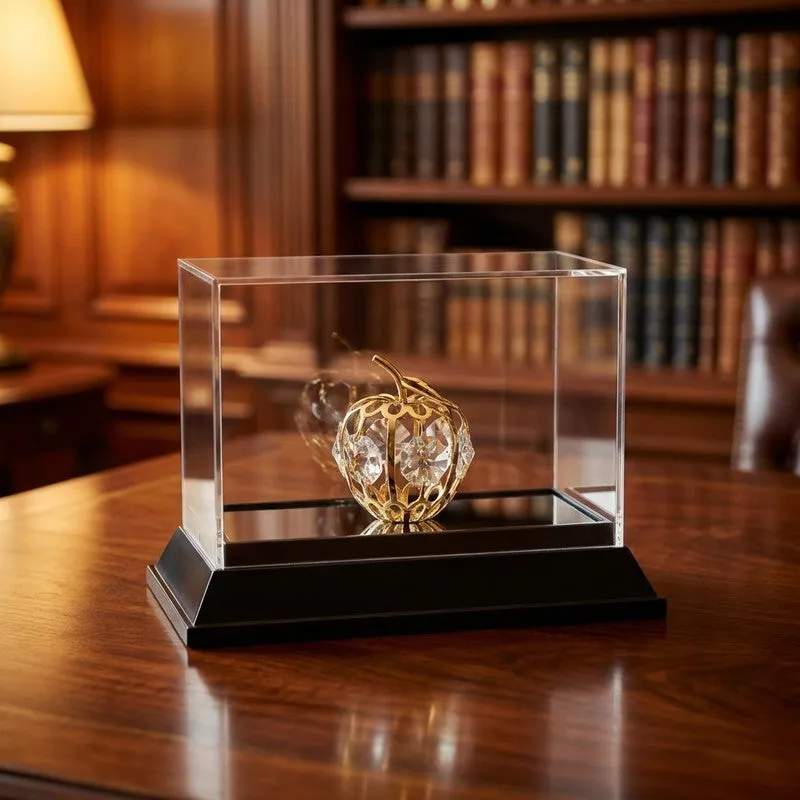 Golden Apple Fusion 24K Gold Plated Mild Steel Showpiece media 1