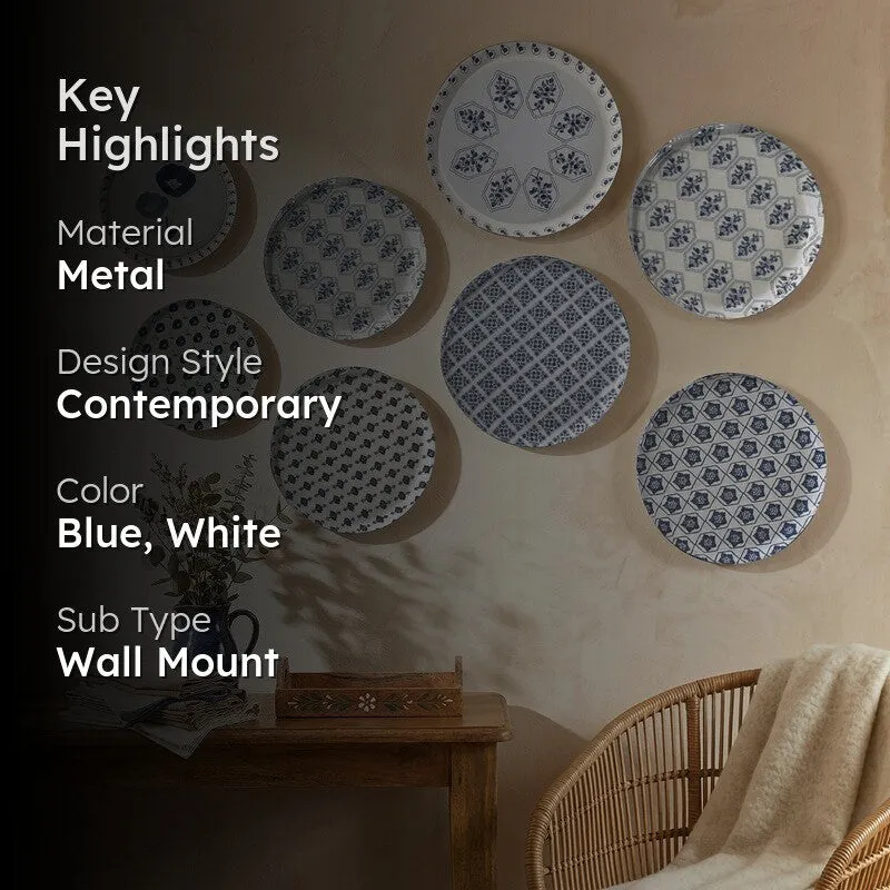 Indivara Metal Wall Plates - Set Of Eight media 2