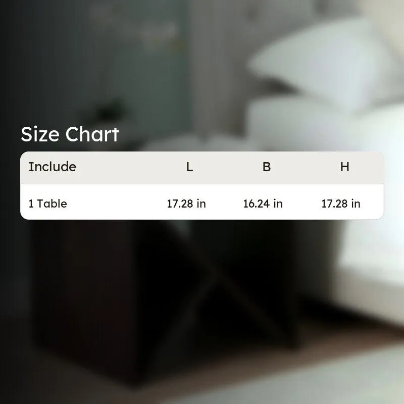 Averox Sheesham Wooden Side & Bedside Table - Taupe media 9