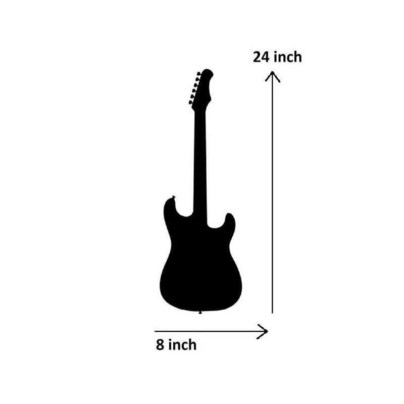 Guitar Style Black Iron Wall Accent media 5