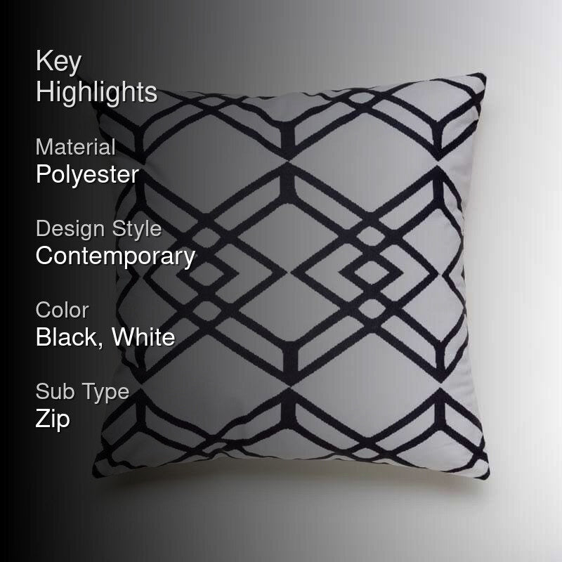 Moda Geometro Printed Cushion Cover media 2