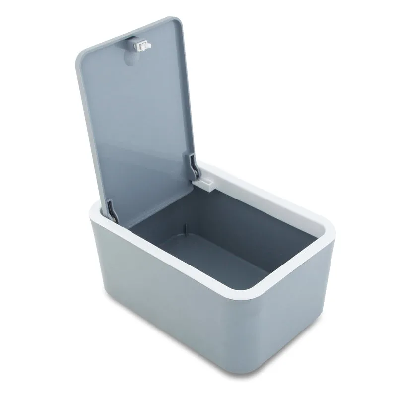Mille Plastic Storage Basket - Grey media 3