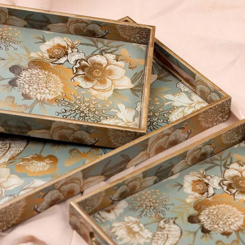 Sequeel Serving Tray (Teal) - Set Of Three media 6