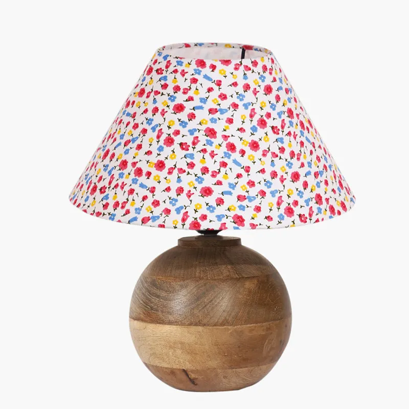 Fleura Orb Cotton Table Lamp - Multicolor media 6