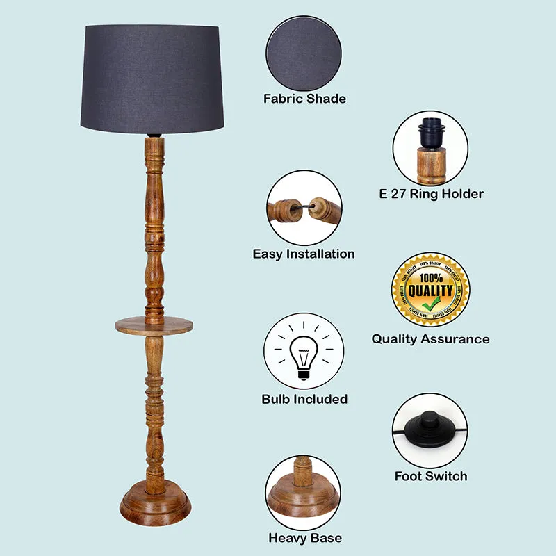 Elfin Nuo Floor Lamp - Grey media 4