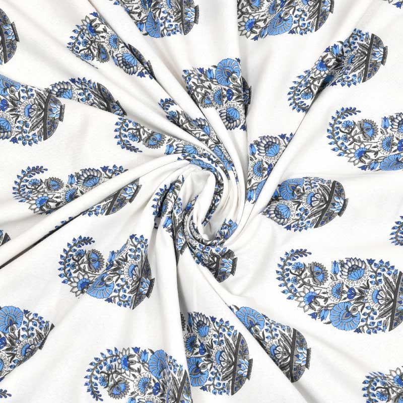 Rakshita Ethnic Printed Blue Cotton Dohar media 6