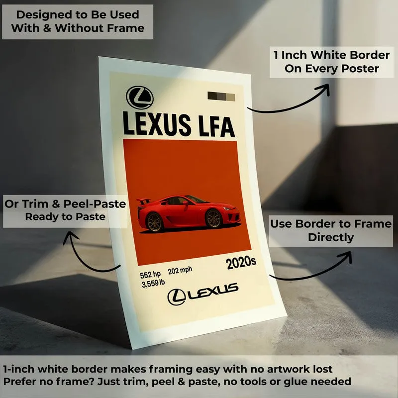 Lexus LFA Legend Wall Poster media 8