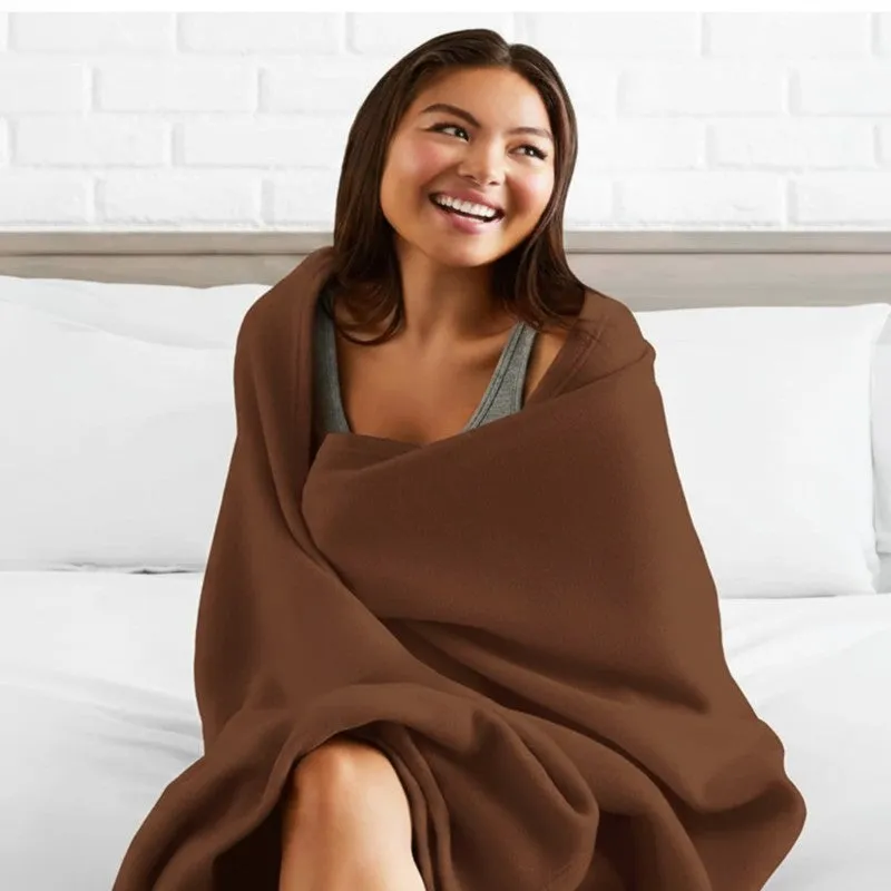 Soft Elite Blanket(Brown) - 220 GSM media 6