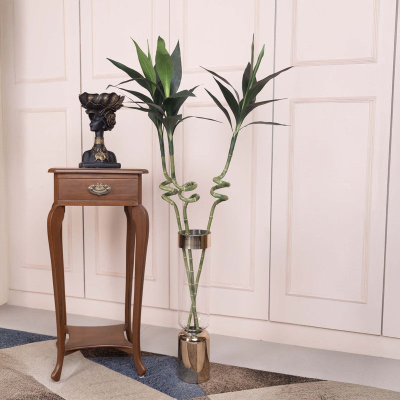 Artificial Spiral Bamboo Stick Without Pot (4.4 Feet) - Set Of Three media 4
