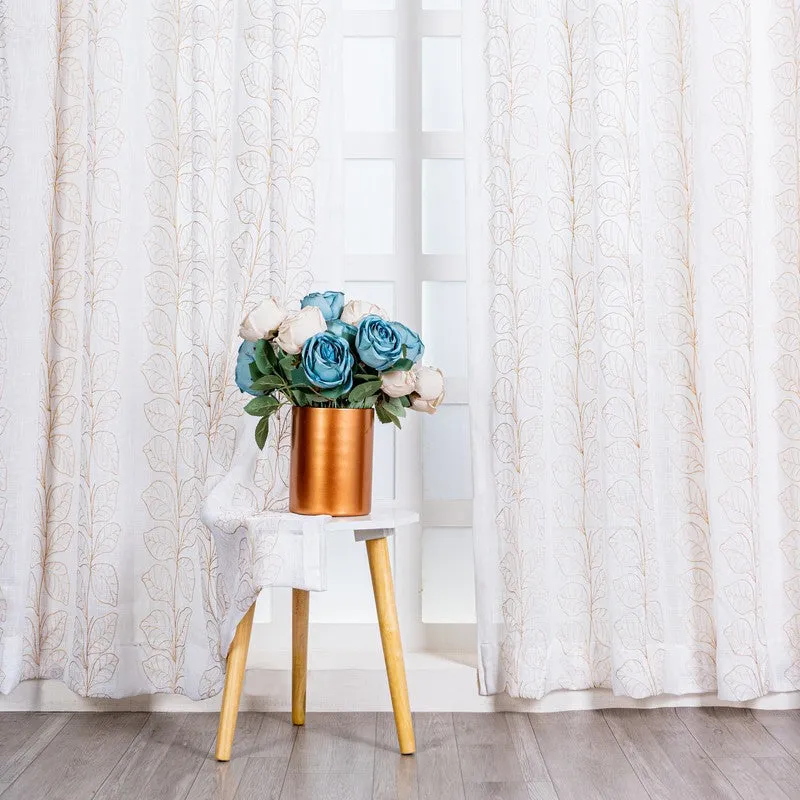 Vireza Artistic Flow Curtain - Set Of Two media 1