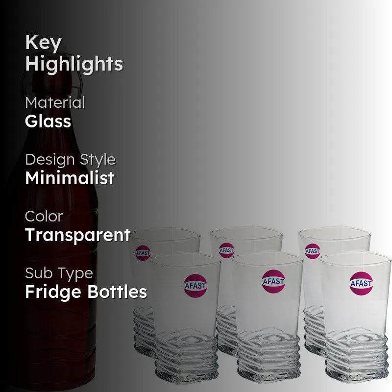 Tisa 1000 mL Water Bottle With 300 mL Glasses - Seven Piece Set media 2