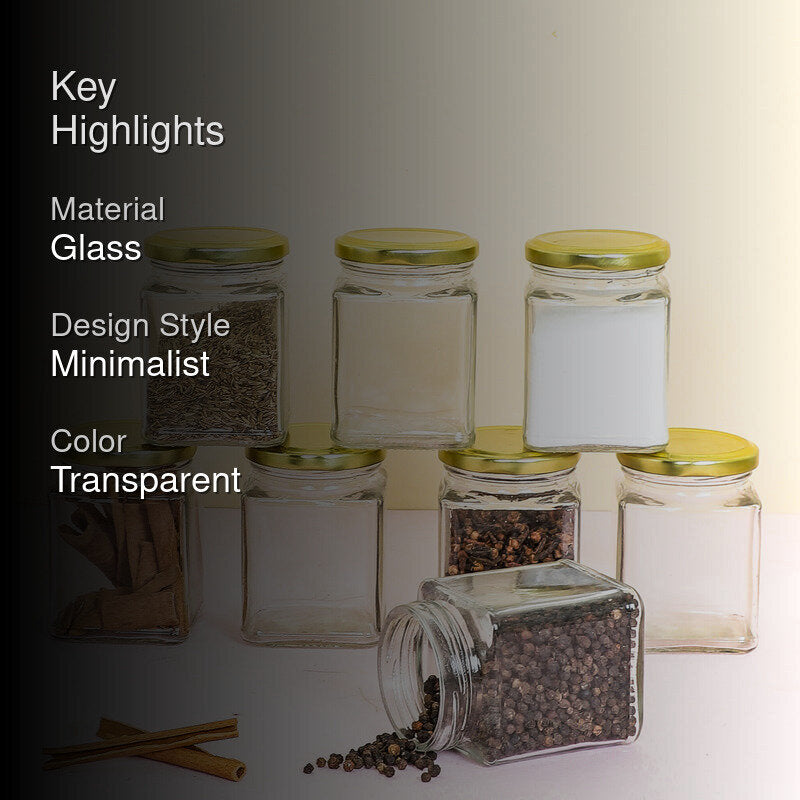 Maksim Storage Jar (200 mL Each) - Set Of Eight media 2