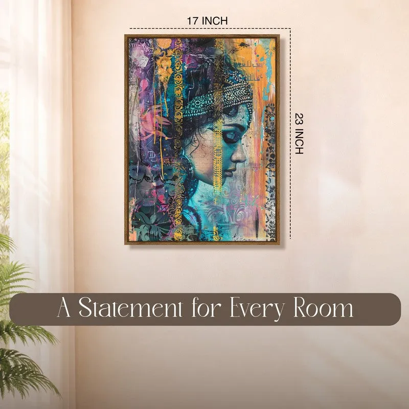 Fluid Figure Canvas Wall Art With Frame media 10