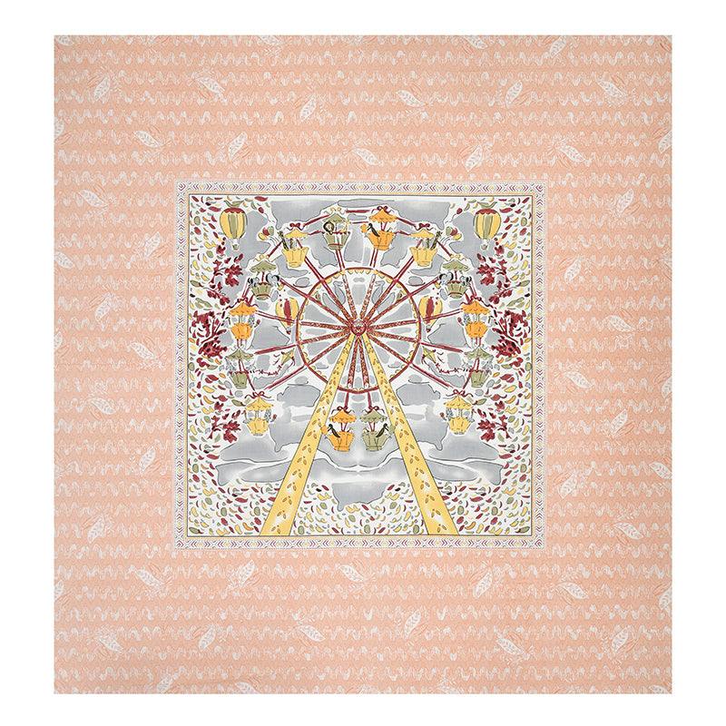 Playday Kids Cotton Bedsheet (Peach) - 160 TC media 3
