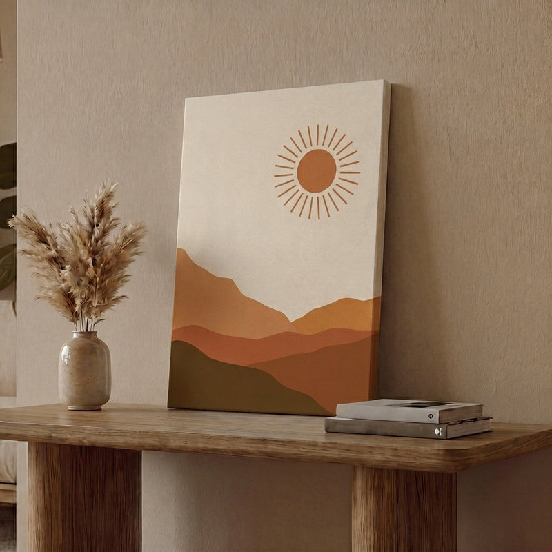 Desert King Cotton Canvas Wall Painting