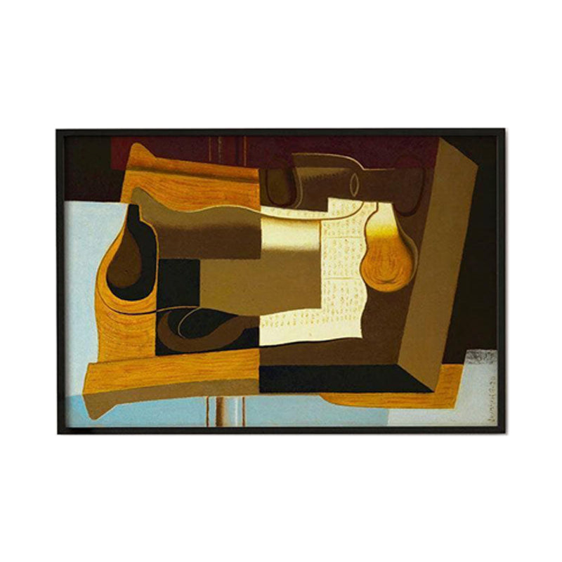 Le Broc Canvas Painting By Juan Gris - Black Frame media 6