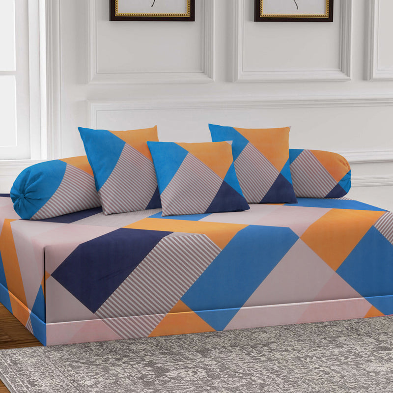 Abstrova Diwan Set - Six Piece Set