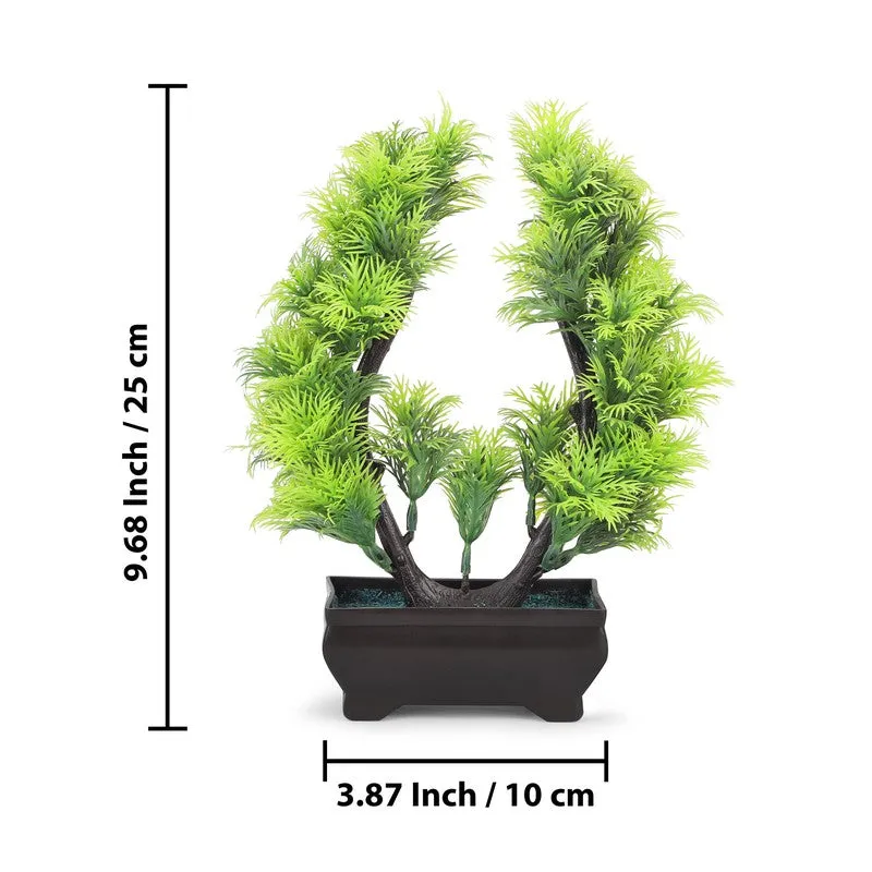 Vibora Bonsai Artificial Plant With Plastic Pot - 0.8 Feet media 7
