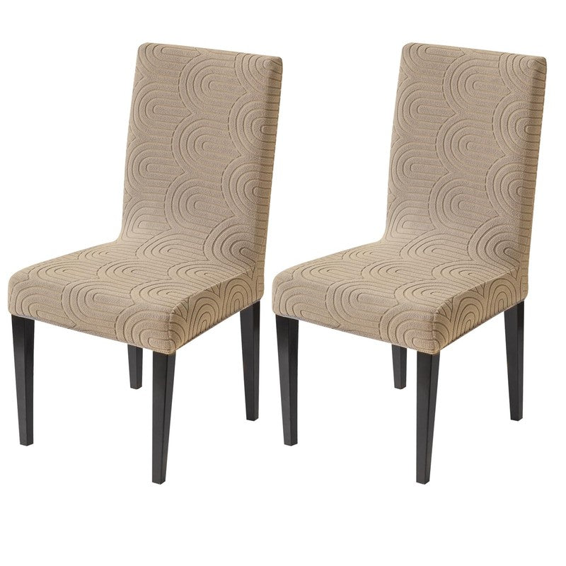 Nexo Fit Chair Cover (Beige) - Set Of Two media 3
