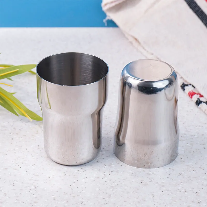 Jenvo Stainless Steel Tumbler (300 ML) - Set Of Six media 4