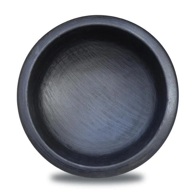 Manawari Clay Pot With Lid Black 1000 mL / 9 Inches media 4