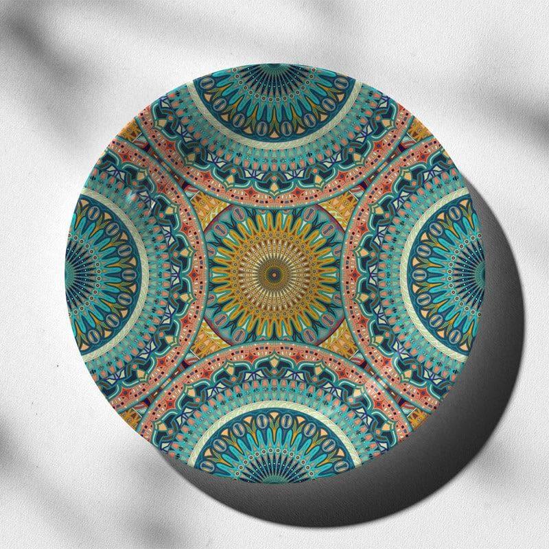 Abstract Mandala Charm Wall Plate media 3