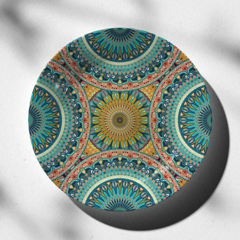 Abstract Mandala Charm Wall Plate media 3